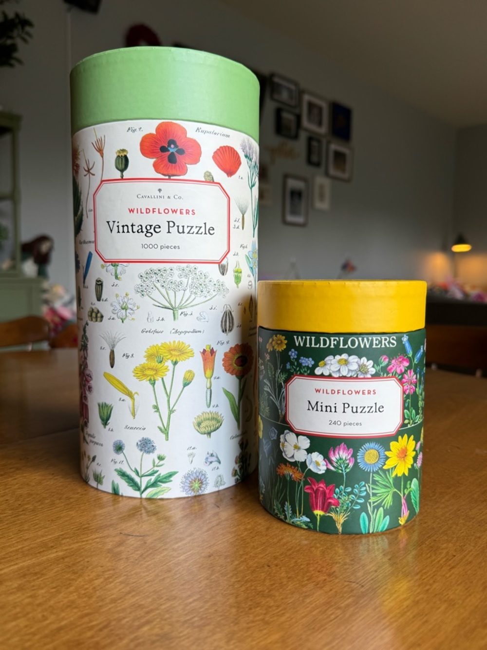 🌼 Cavallini & Co. Wildflowers Puzzle Bundle